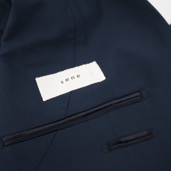 SENE Sport Coat Men’s 40/41 soho Flex Tech Two Button blue performance stretch - Picture 11 of 13